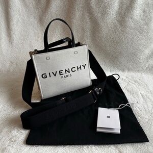 GIVENCHY Mini G Tote Shopping Bag, Beige